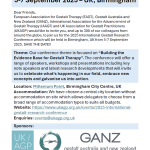 International Gestalt Research Conference 5-7 September 2025